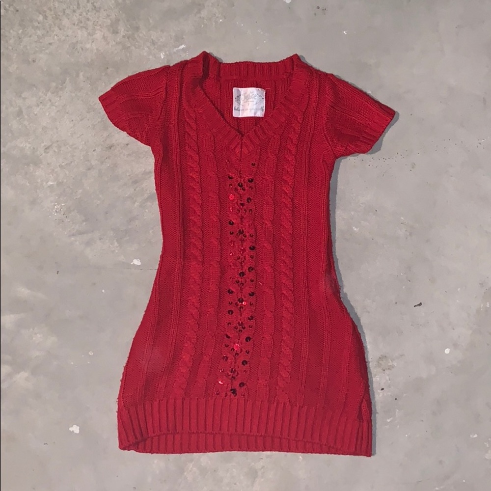 perfect condition short sleeve sweater dress